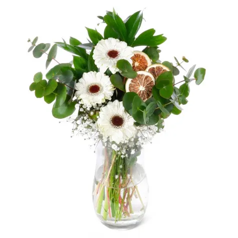 FLORİSTA Silindir Vazoda Gerbera